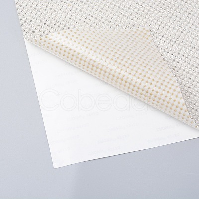 Iron On Rhinestone Glue Sheets MRMJ-WH0074-05-1