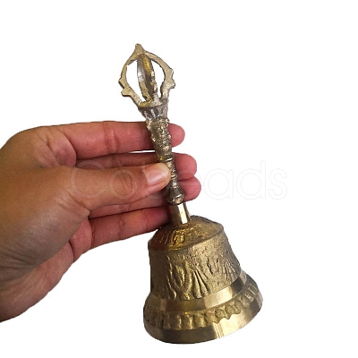 Cheap Brass Mini Altar Bells for Witchcraft Wiccan Altar Supplies