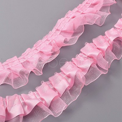 Polyester Ruffled Trimming DIY-WH0308-395A-1