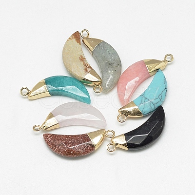 Natural & Synthetic Mixed Stone Pendants G-Q494-80-1