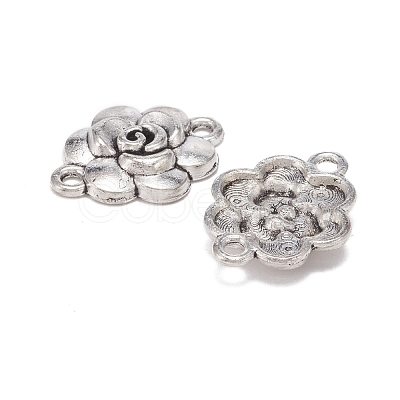 Tibetan Style Zinc Alloy Connector Charms FIND-WH0048-49-1