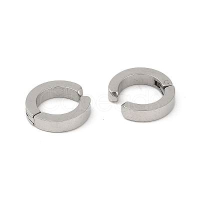 Non-Tarnish Stainless Steel Non Piercing Clip-on Earrings EJEW-M001-12B-P-1