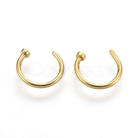 316 Stainless Steel Nose Nose Ring AJEW-P070-09A-1