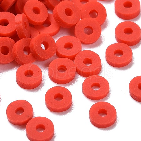 Handmade Polymer Clay Beads CLAY-R067-4.0mm-B30-1