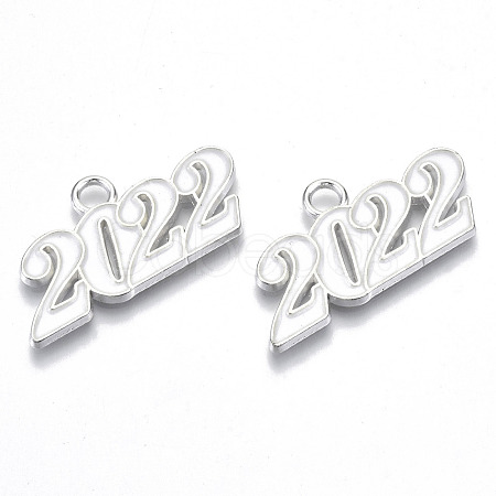 Alloy Enamel Pendants PALLOY-N160-001-05S-RS-1