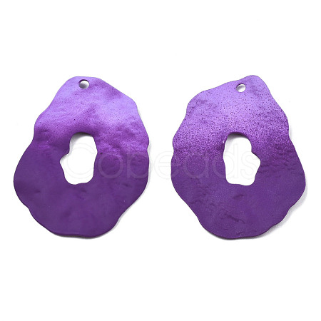 Spray Painted Iron Pendants IFIN-N008-030B-1