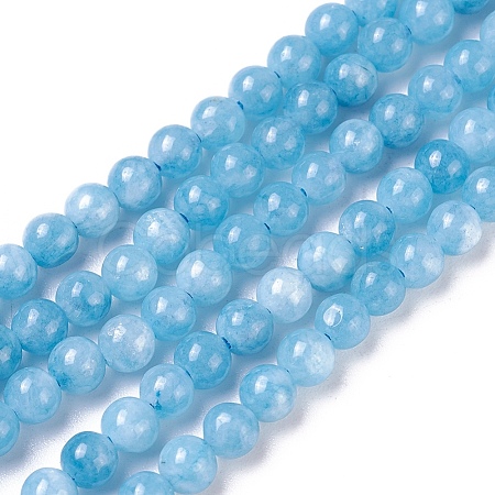 Natural Jade Beads Strands X-G-I222-4mm-02-1
