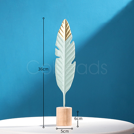 Iron Feather Display Decorations FEAT-PW0001-001A-1