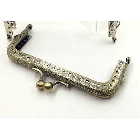 Iron Purse Handle Frame IFIN-WH0043-02AB-1