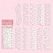 10pcs Retro Scrapbook Lace Paper, Collage Creative Journal Decoration Backgroud Sheets, Butterfly, 150x55mm, 10pcs/set