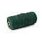 Cotton String Threads for Crafts Knitting Making, Dark Green, 3mm, about 109.36 Yards(100m)/Roll