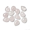 Natural Rose Quartz Cabochons, Teardrop, 10.5x8x4mm