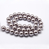 Polished Round Grade A Shell Pearl Bead Strands BSHE-M027-8mm-12-3