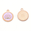 Alloy Enamel Crown Jewelry Pendant ENAM-TAC0007-02A-1