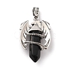 Natural Obsidian Pointed Pendants G-B042-04P-55-2