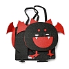 Bat Felt Halloween Candy Bags with Handles HAWE-K001-01F-2