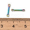 Ion Plating(IP) 304 Stainless Steel Connector Charms STAS-Q323-06A-RC-3