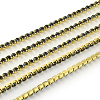 Nickel Free Raw(Unplated) Brass Rhinestone Strass Chains CHC-R119-S6-01C-1-1