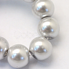 Baking Painted Pearlized Glass Pearl Round Bead Strands HY-Q330-8mm-62-3