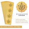 Self Adhesive Gold Foil Embossed Stickers DIY-WH0211-135-2
