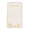 Gold Stamping Paper Jewelry Display Cards CDIS-M005-08-2