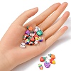 20Pcs 10 Style Handmade Polymer Clay Charms CLAY-YW0001-75-4
