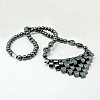 Non-magnetic Synthetic Hematite Necklaces X-NJEW-D085-3-1
