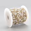Handmade ABS Plastic Imitation Pearl Beaded Chains CHC-S004-08G-3
