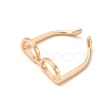 Brass Glasses Frame Open Cuff Ring for Women X-RJEW-F140-140KCG-3