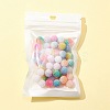 50Pcs 5 Colors Imitation Pearl Acrylic Beads OACR-FS0001-18-4
