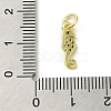 Real 18K Gold Plated Brass Pave Cubic Zirconia Pendants KK-M283-12B-01-3