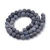 Natural Weathered Agate Beads Strands X-G-S259-05A-8mm-2