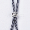 Nylon Twisted Cord Bracelet Making MAK-F018-07P-RS-3