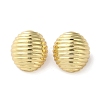 Rack Plating Brass Oval Stud Earring EJEW-H099-08G-1