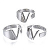 Alloy Cuff Finger Rings RJEW-S038-195V-P-NR-2