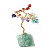 Gemstone Chips Tree of Life Decorations PW-WG48143-07-1