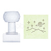 Clear Acrylic Soap Stamps DIY-WH0437-005-1