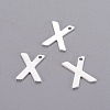 201 Stainless Steel Charms X-STAS-L232-007-2