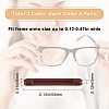 Gorgecraft 24 Pairs 3 Colors Non-slip Silicone Eyeglasses Ear Grip Tip Holder SIL-GF0001-18-2