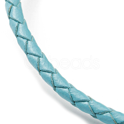 Leather Braided Cord Bracelets BJEW-G675-06G-08-1