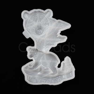 Bear Family DIY Silicone Molds AJEW-D052-06-1