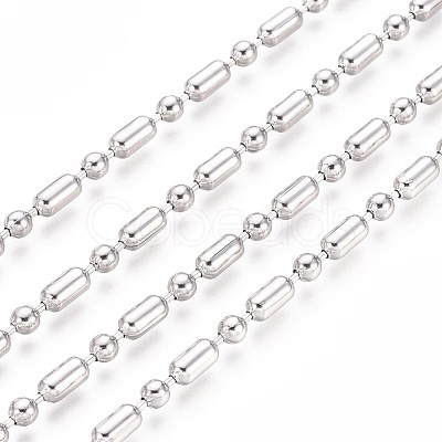 Non-Tarnish 304 Stainless Steel Ball Chains CHS-L024-025A-1