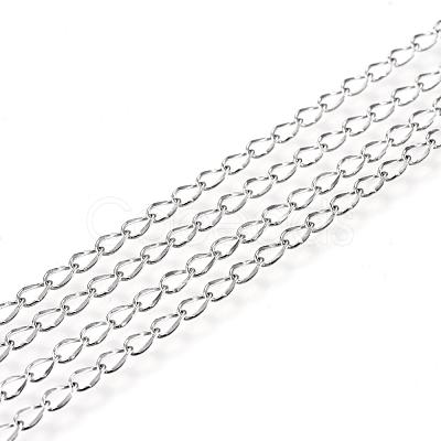 Tarnish Resistant 304 Stainless Steel Twisted Chains CHS-H007-61A-1