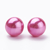 Eco-Friendly Plastic Imitation Pearl Beads MACR-S277-8mm-C06-2