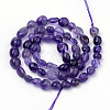 Natural Amethyst Beads Strands X-G-Q952-02-6x8-2