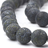 Natural Serpentine/Green Lace Stone Beads Strands G-T106-082-2