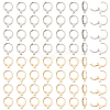  120Pcs 2 Style 304 Stainless Steel Leverback Earring Findings STAS-NB0001-54-1