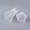 2PCS DIY Pentagonal Aromatherapy Candle Silicone & Plastic Molds DIY-F048-08-2