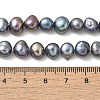 Dyed Natural Cultured Freshwater Pearl Beads Strands PEAR-A006-09E-5