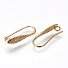 Brass Earring Hooks KK-L177-26G-2